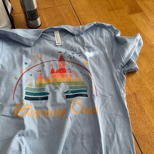 Bella Canvas Light Blue Birthday Crew Tee